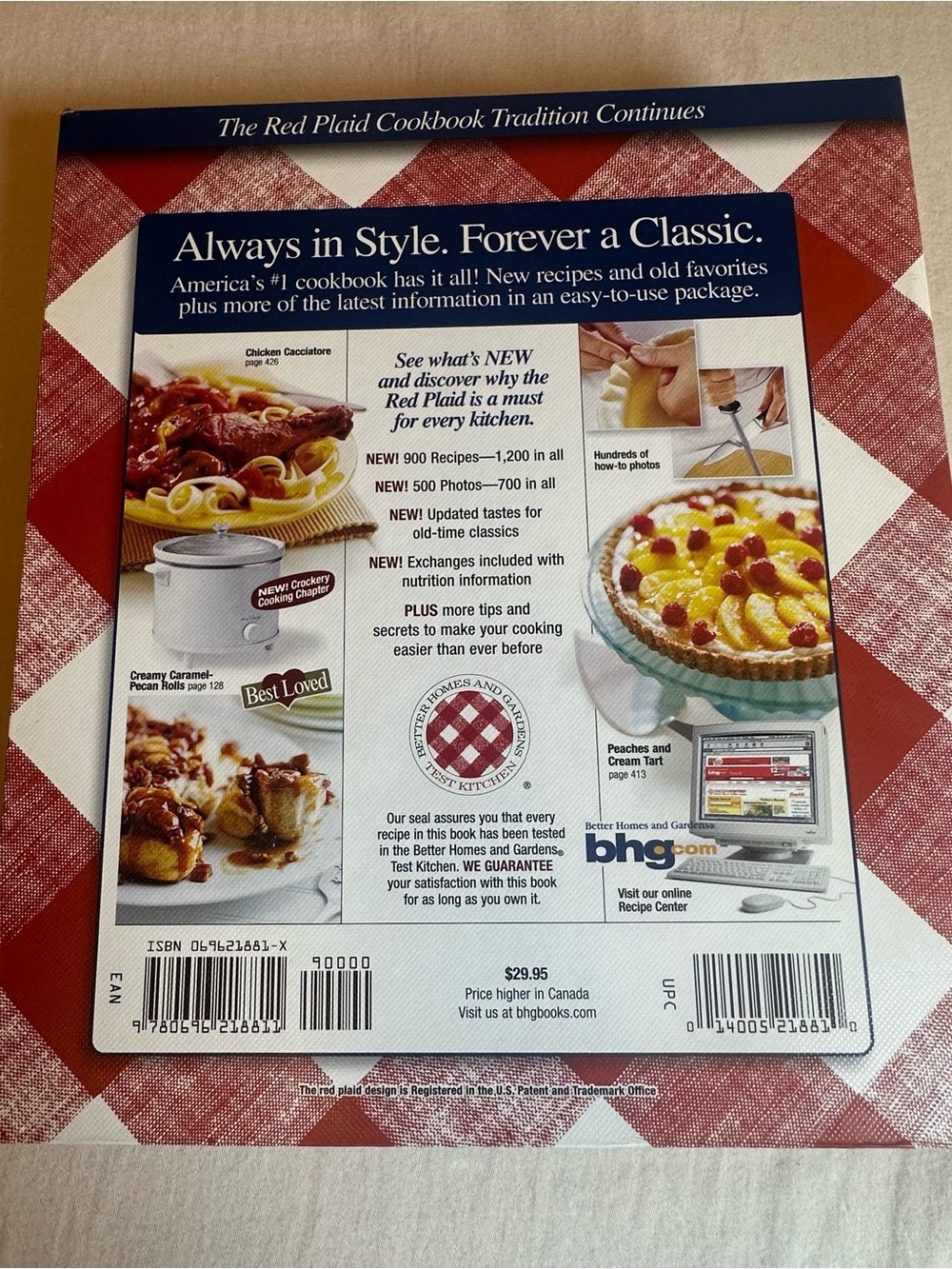 Vintage 12th Edition Better Homes And Gardens Binder New Cookbook 2003 - Picture 2 of 11